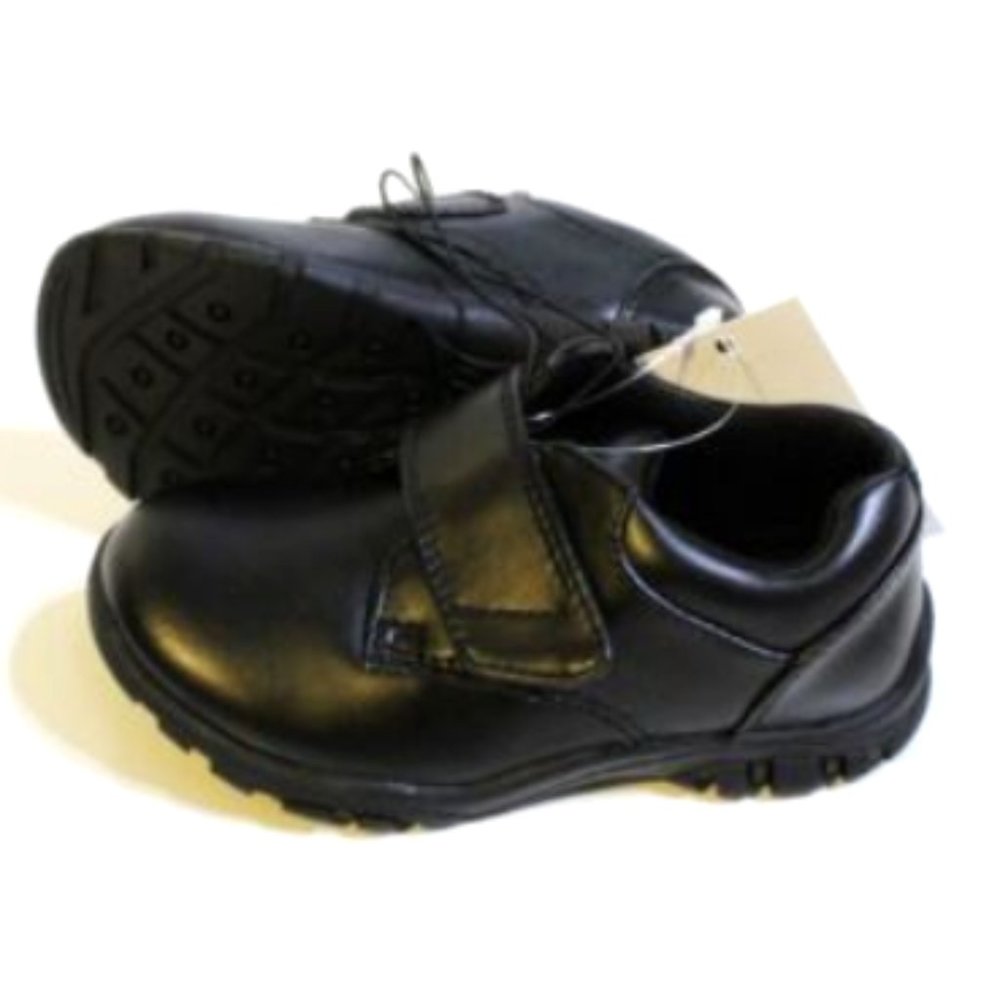 Basic Editions Boy's Black Dress Shoes Size 8